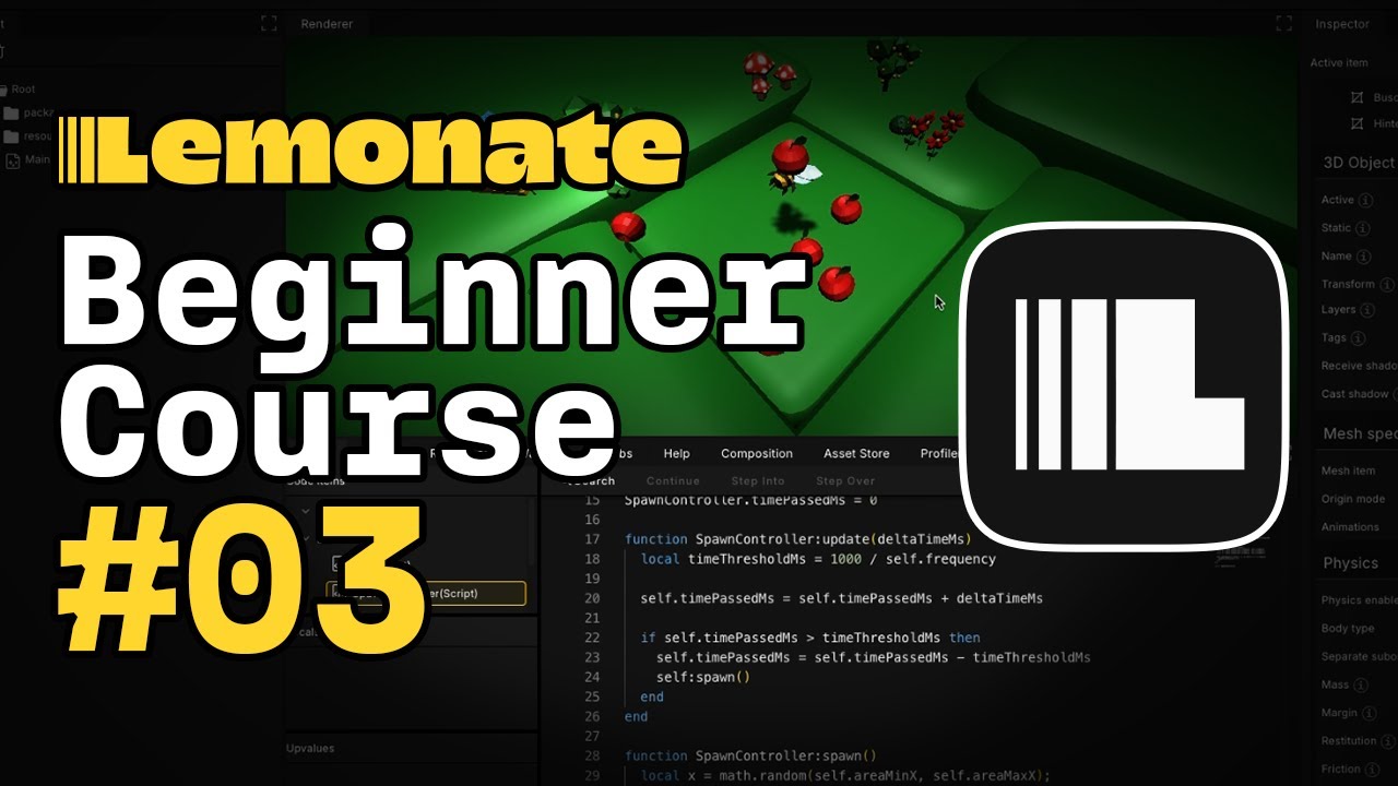 Lemonate Game Engine Tutorial #03 | Object Spawning